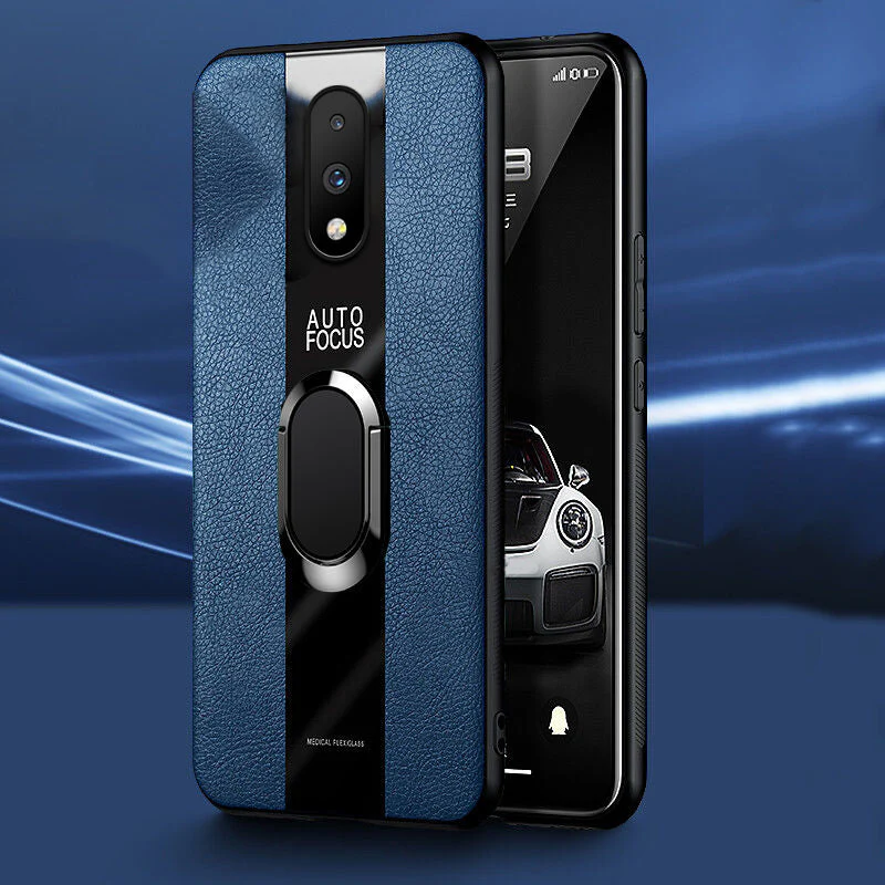 Plexiglass Luxury Leather Ring Case - OnePlus - Image 66