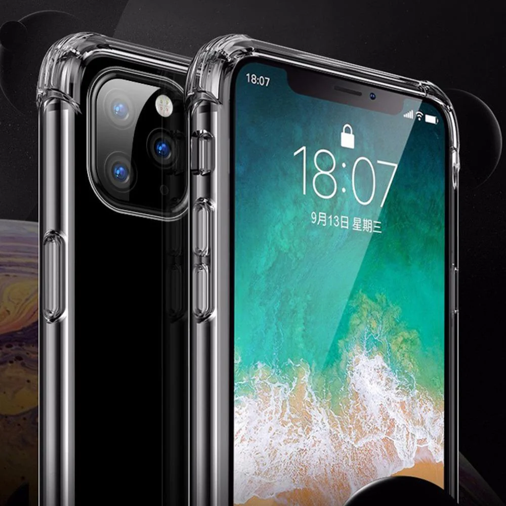MK ® iPhone 11 Series Baseus Anti-Knock TPU Transparent Case - Image 7