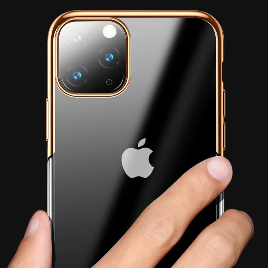 Baseus ® iPhone 11 Ultra-Thin Transparent Sparkling Edge Case - Image 9