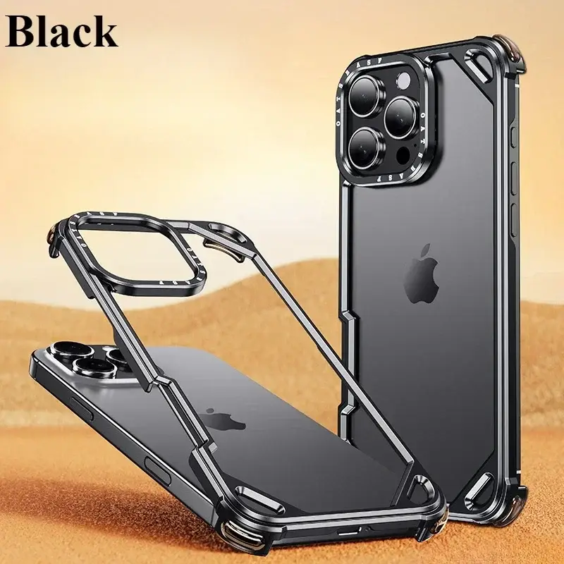 Forged Hollow Metal Guard Case - iPhone