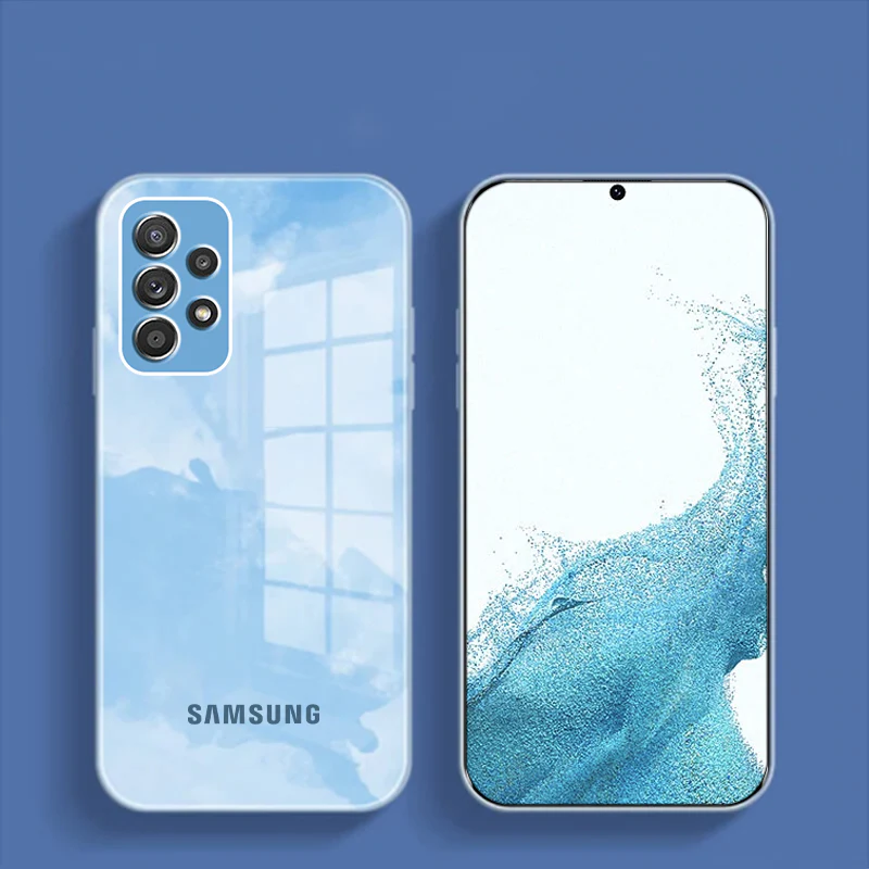Galaxy A33 Colorful Wave Glass Phone Case - Image 2