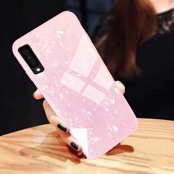 Galaxy A50 Dream Shell Series Textured Marble Case - Image 5
