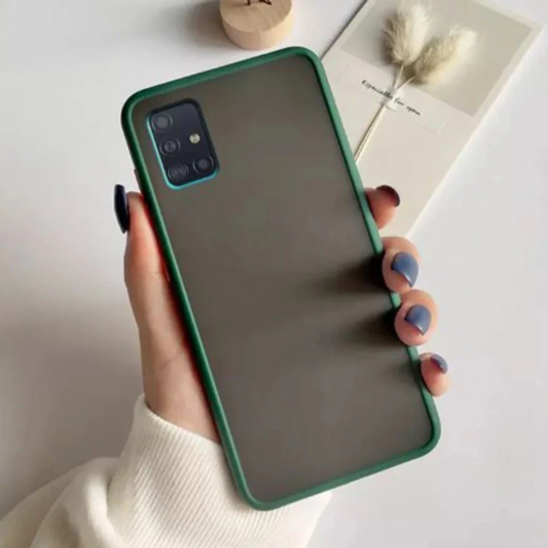 Galaxy A51 Luxury Shockproof Matte Finish Case - Image 4