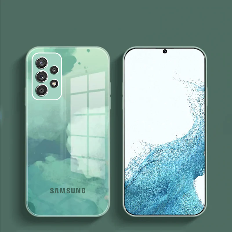 Galaxy A53 Colorful Wave Glass Phone Case - Image 3