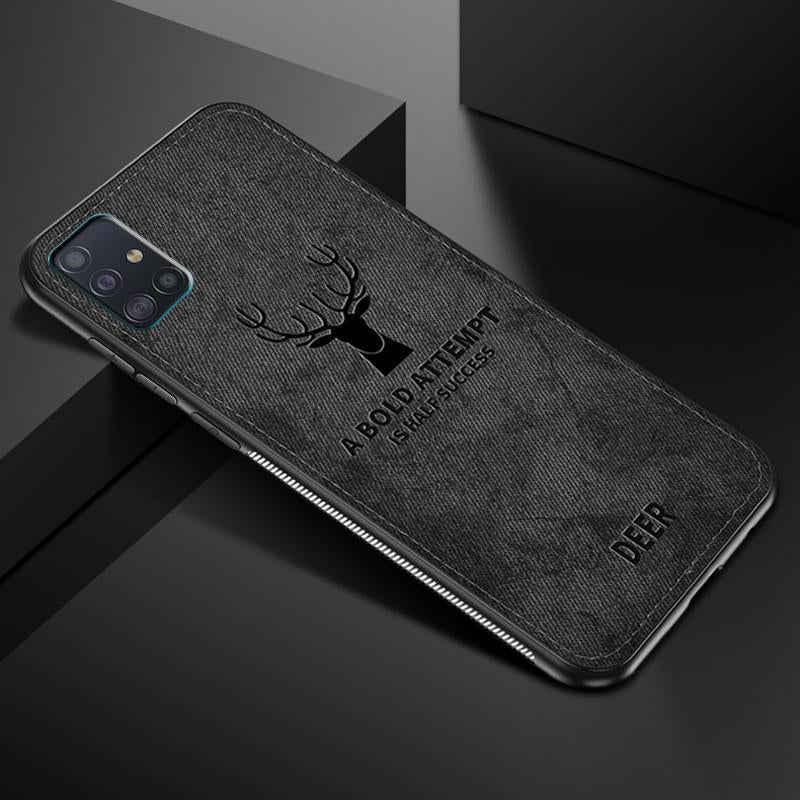 Galaxy A71 Deer Pattern Inspirational Soft Case (3-in-1 Combo) - Image 3