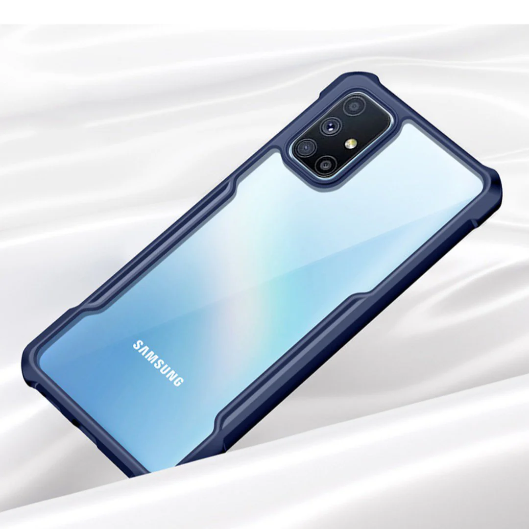 Galaxy A71 Shockproof Transparent Back Eagle Case - Image 4