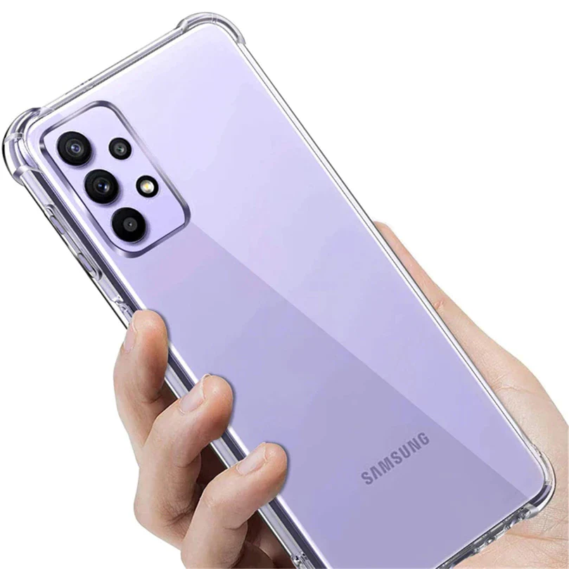 Galaxy A72 Anti-Knock TPU Transparent Case - Image 4