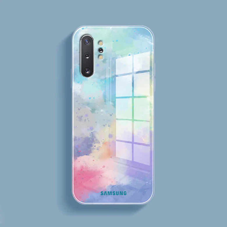 Watercolor Splatter Glass Back Case - Samsung - Image 4