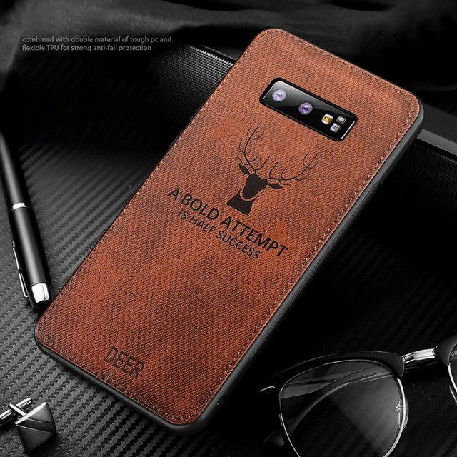 Galaxy S10 Plus Deer Pattern Inspirational Soft Case - Image 12