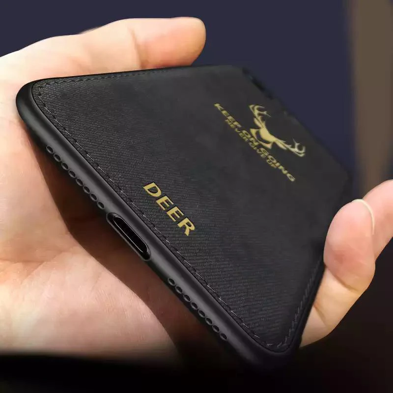 Galaxy S10 Plus Luxury Gold Textured Deer Pattern Soft Case - Image 5