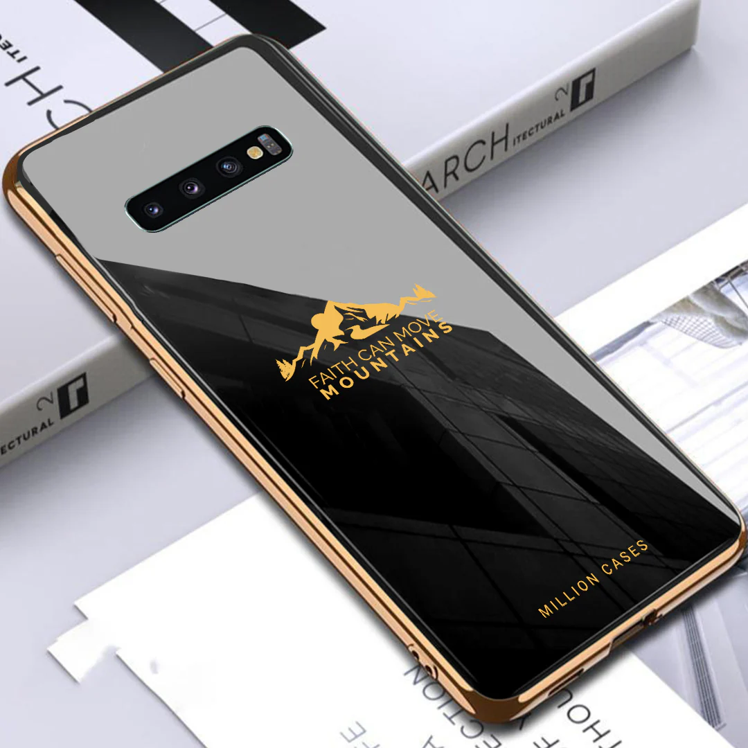 Galaxy S10 Sierra Pattern Electroplating Glass Case - Image 3