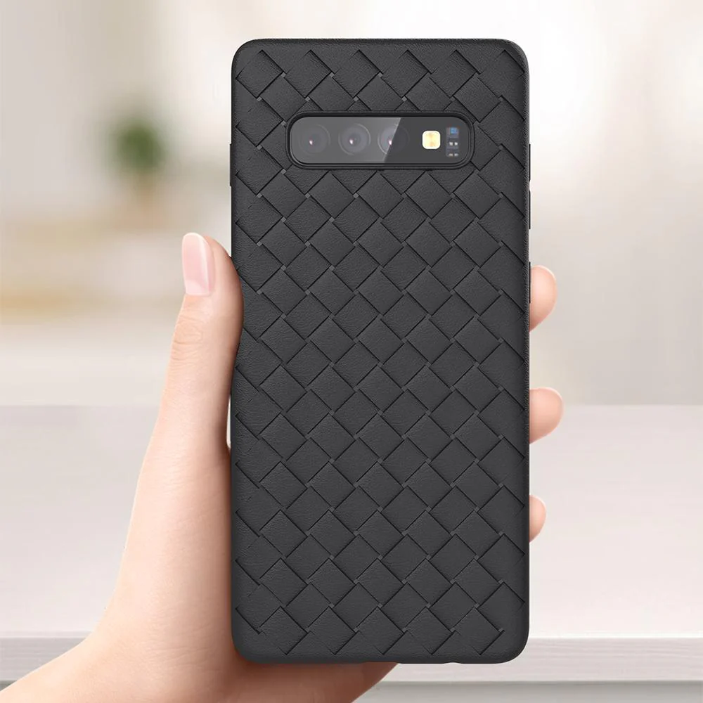 Henks ® Galaxy S10 Ultra-thin Grid Weaving Case - Image 5