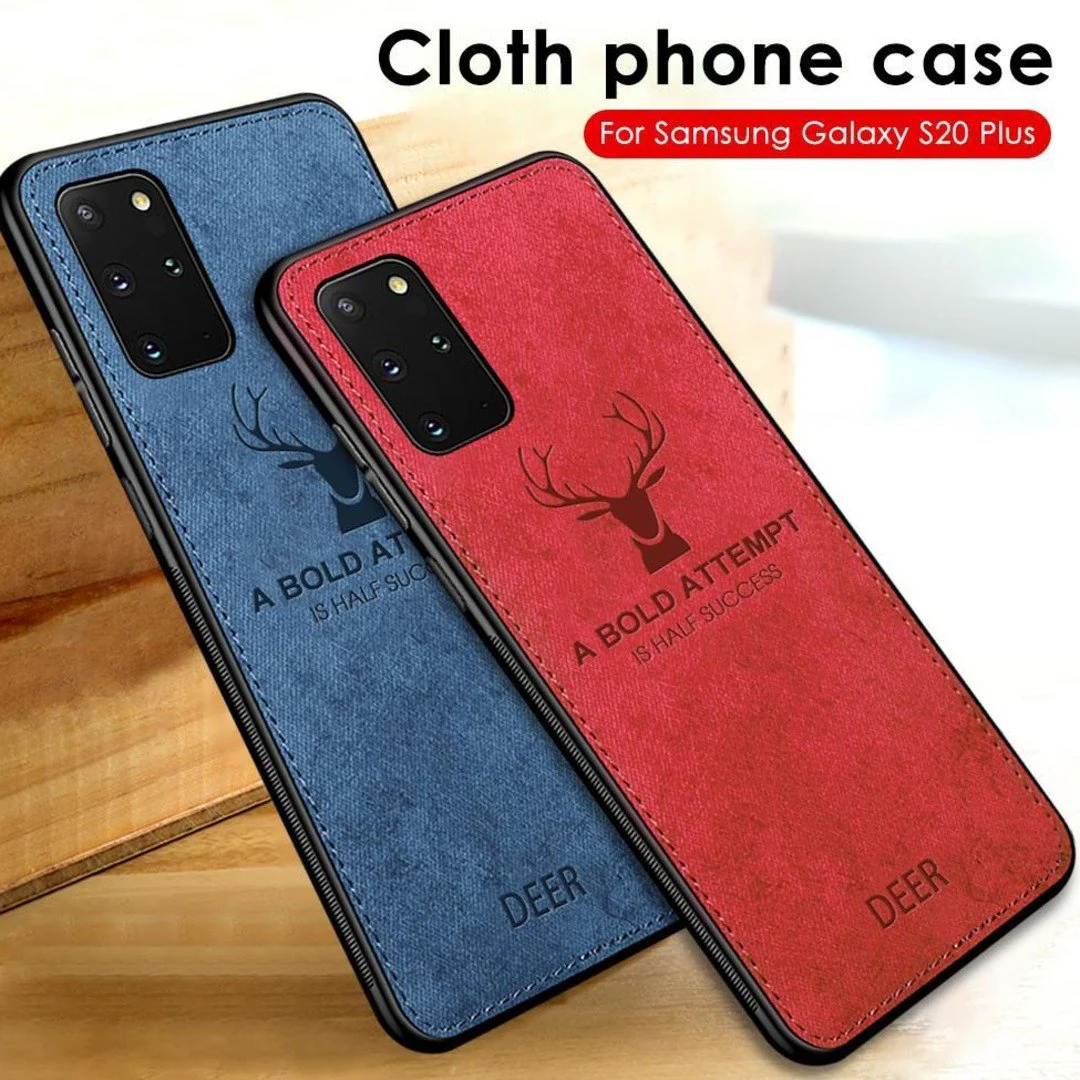 Galaxy S20 Plus (3 in 1 Combo) Deer Case + Tempered Glass + Earphones - Image 5