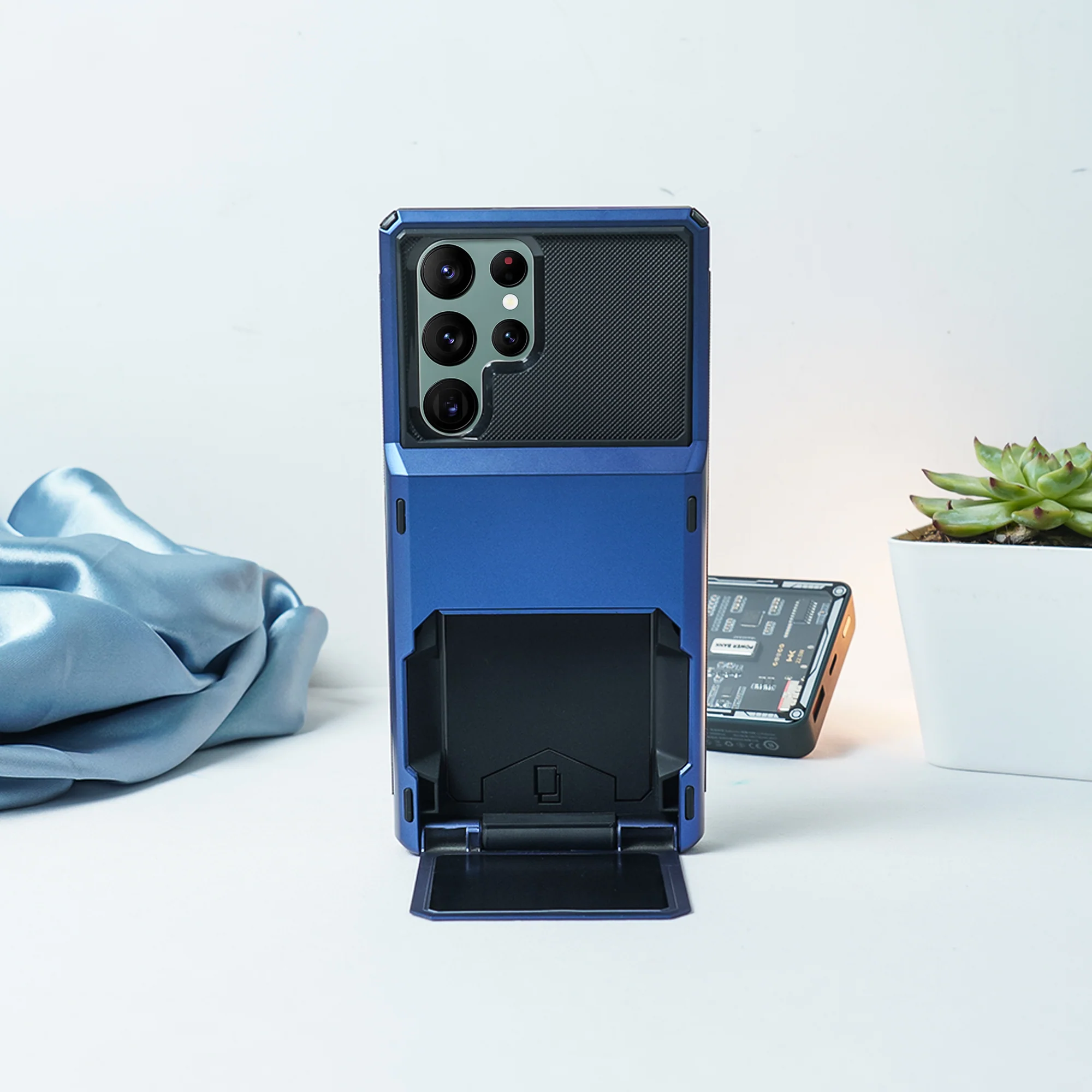Galaxy S21 Hidden Card Holder Hybrid Case - Image 7