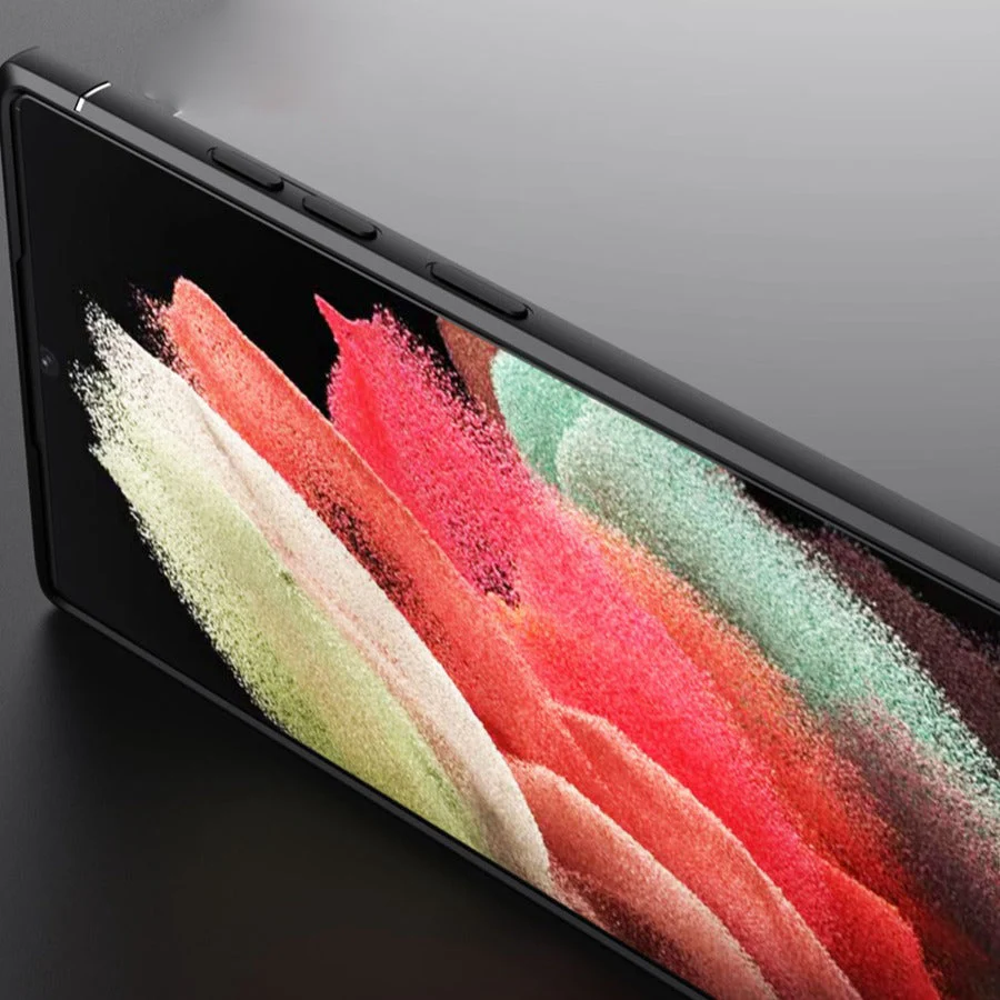 Galaxy S22 Series Metallic Finger Ring Holder Matte Case - Image 8