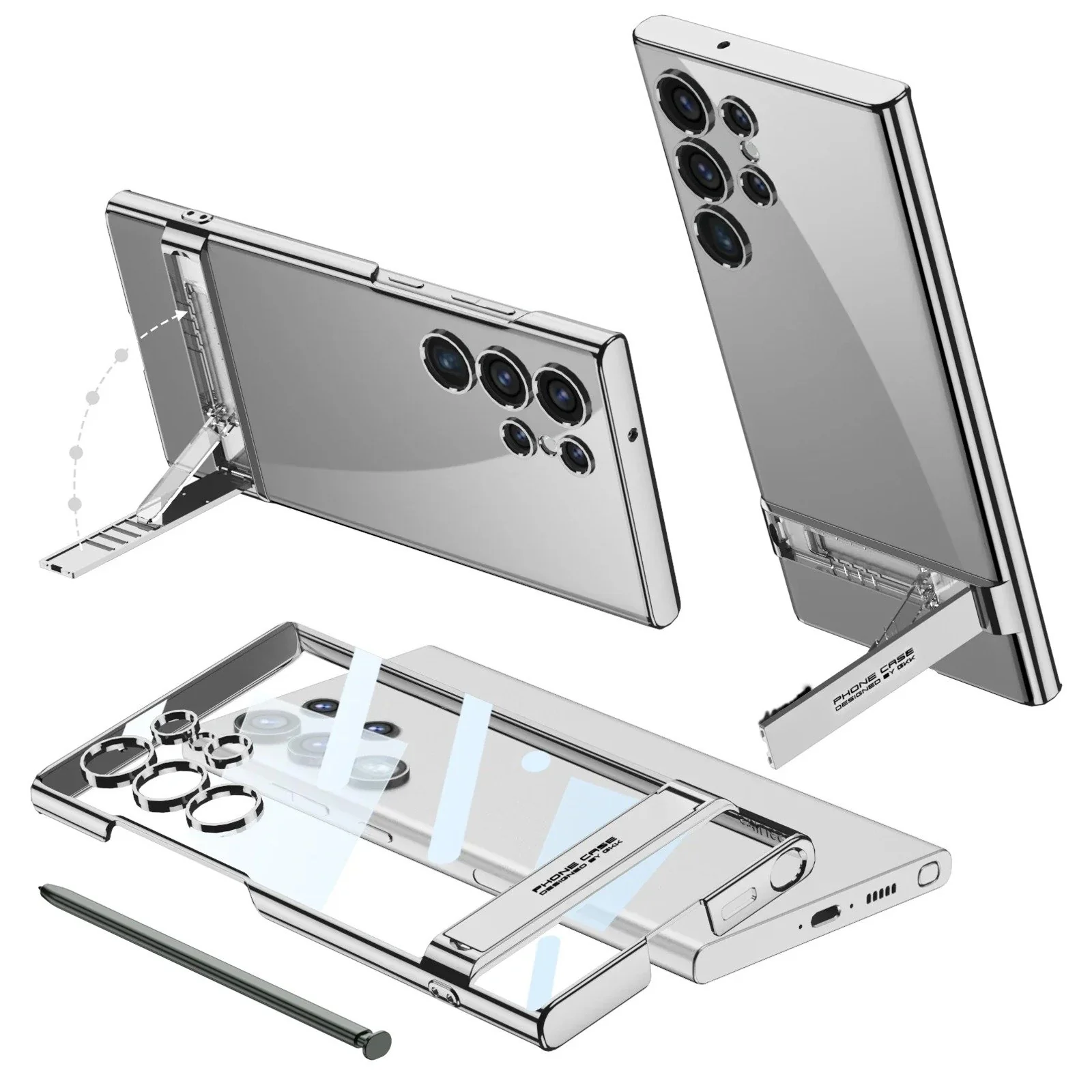 Phantom Clear Slim Kickstand Case - Samsung - Image 16