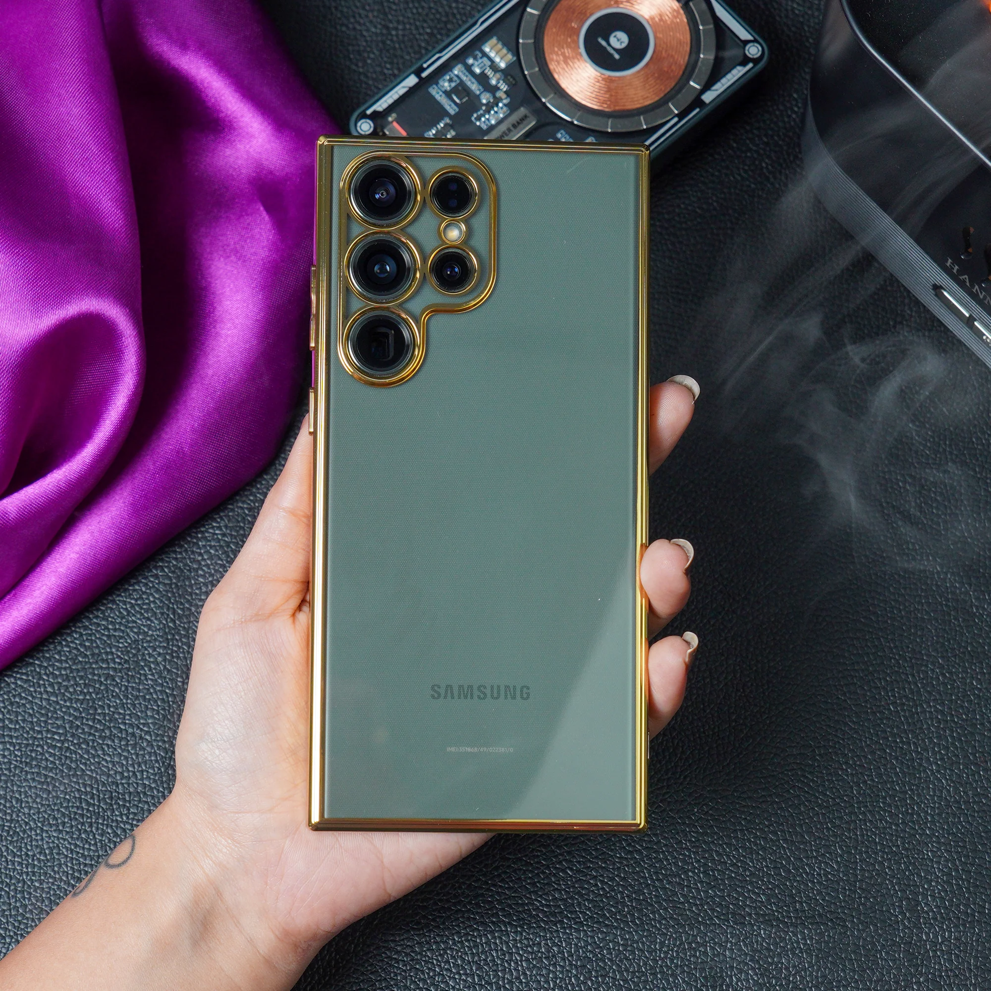 Galaxy S23 Ultra Electroplating Soft TPU Case - Image 11