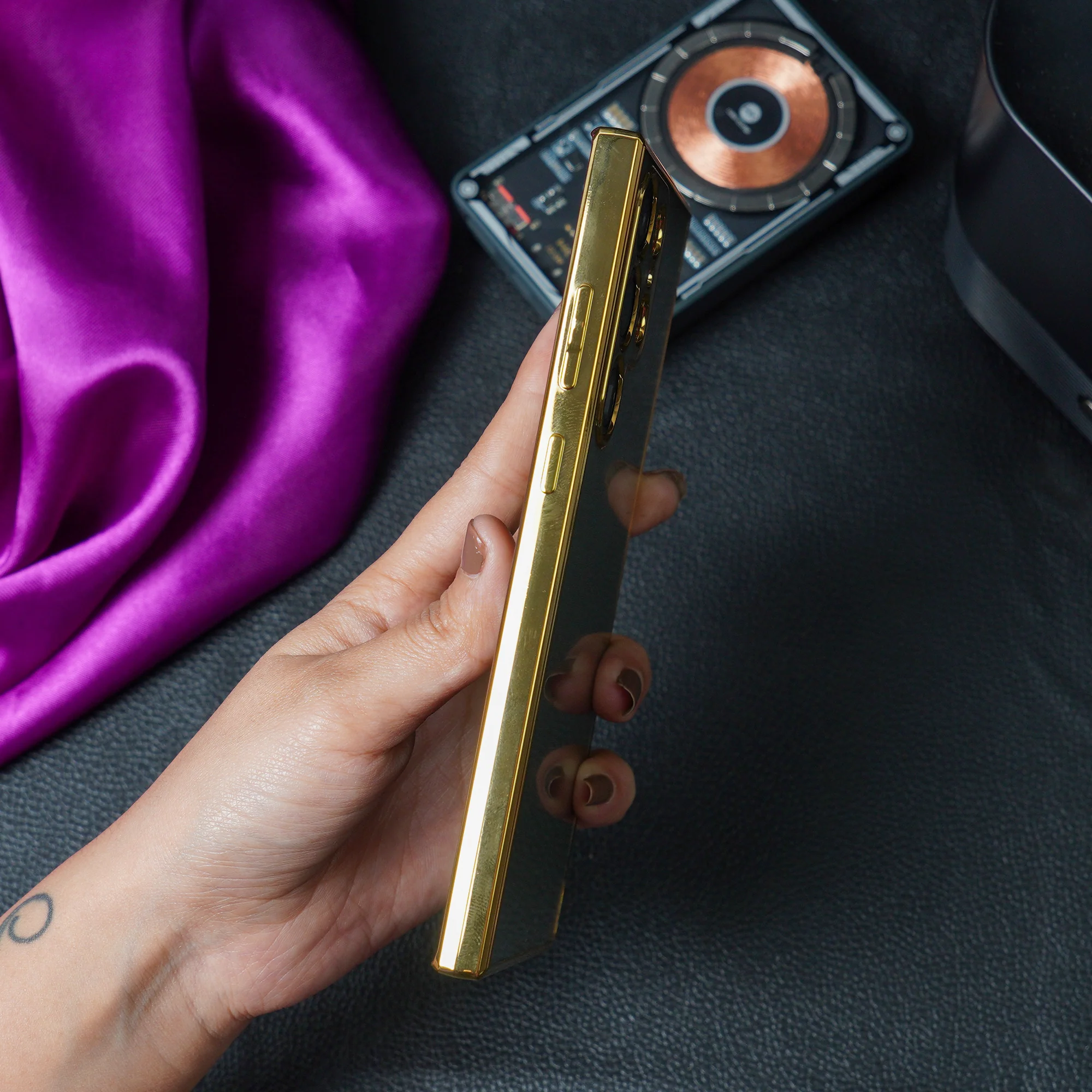 Galaxy S23 Ultra Electroplating Soft TPU Case - Image 7