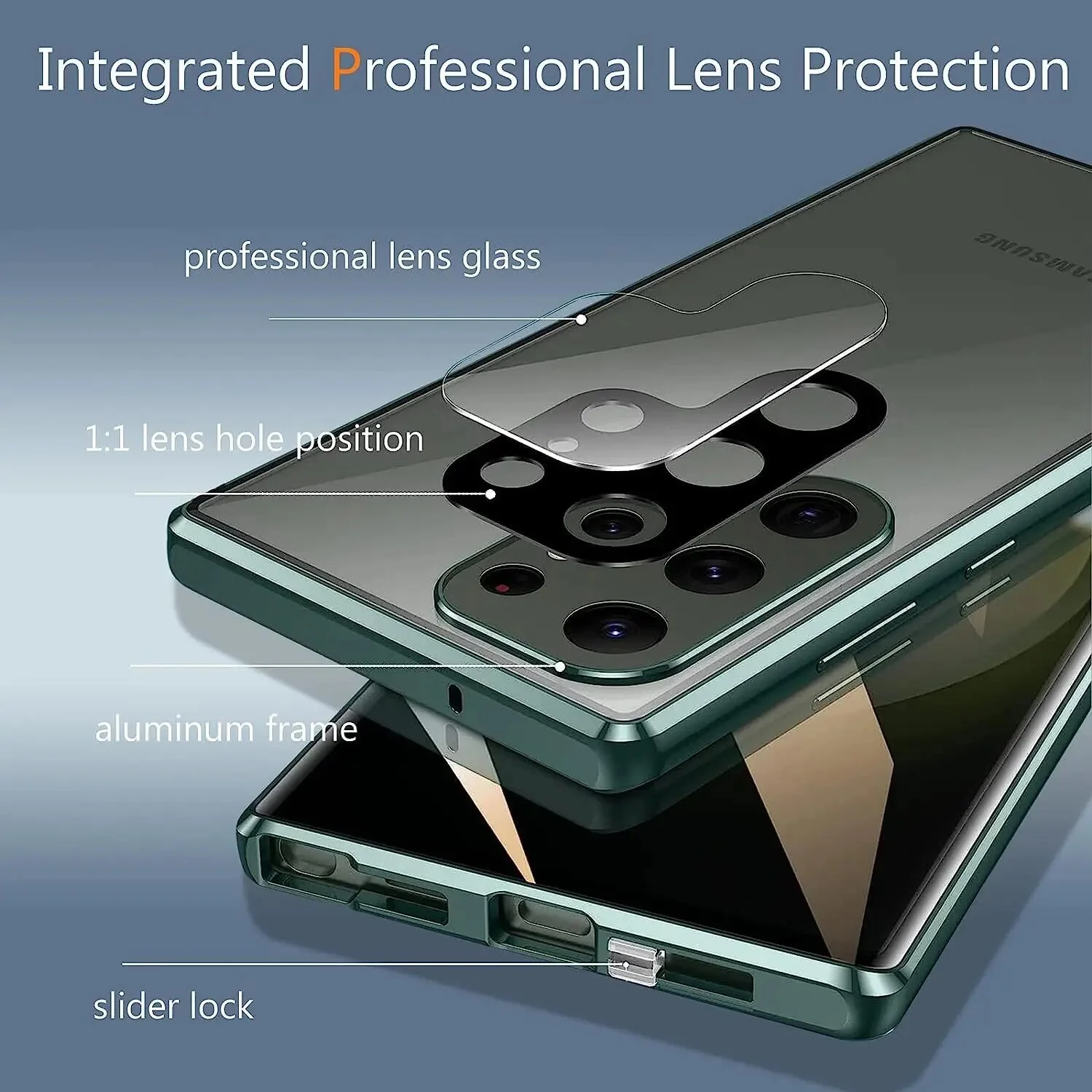 Galaxy S25 Ultra Privacy Shield Dual Magnetic Glass Case - Image 16