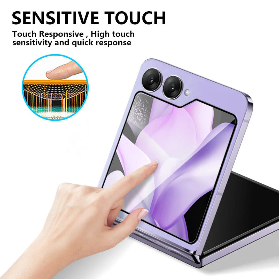 Galaxy Z Flip5 Tempered Glass Screen Protector - Image 4