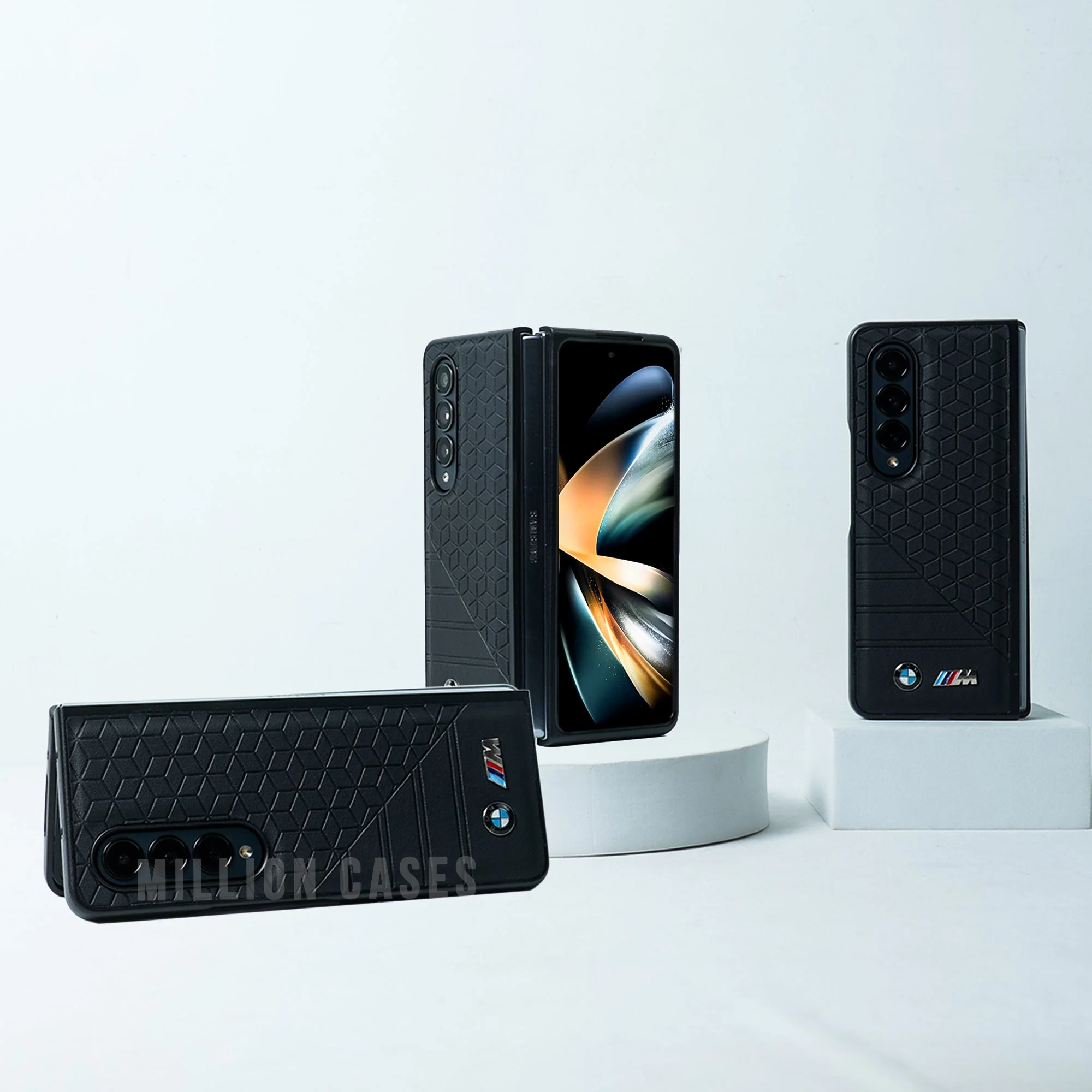 Galaxy Z Fold3 BMW Cube Pattern Design Case - Image 2