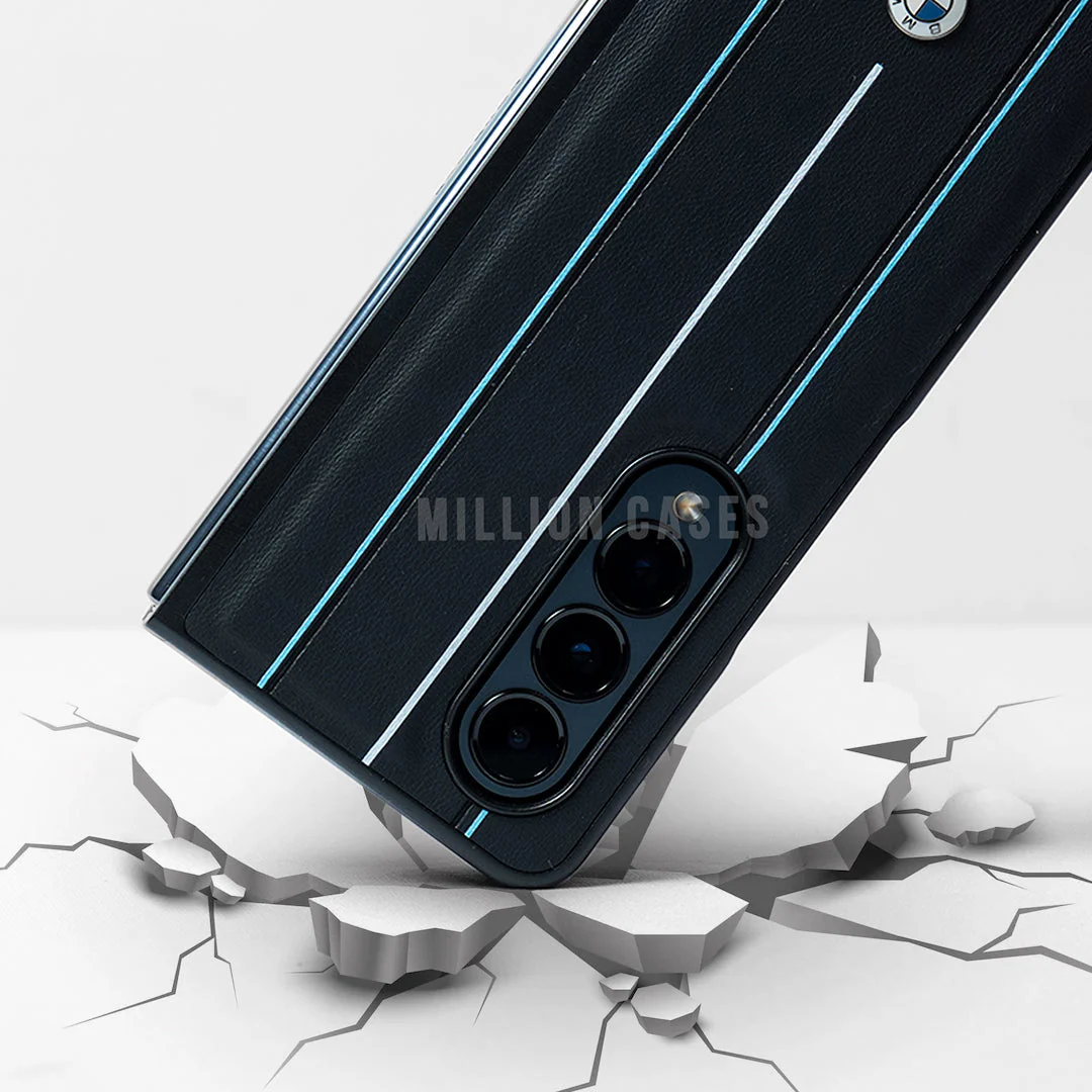 Galaxy Z Fold3 BMW Luxury Logo Stripe Case - Image 4