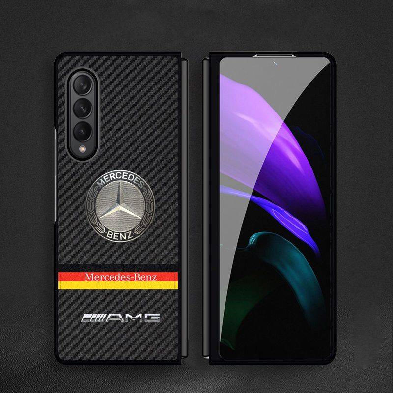 Galaxy Z Fold3 Luxurious Carbon Fiber Glass Case - Image 7
