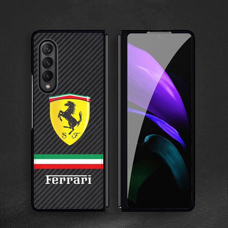 Galaxy Z Fold3 Luxurious Carbon Fiber Glass Case - Image 6