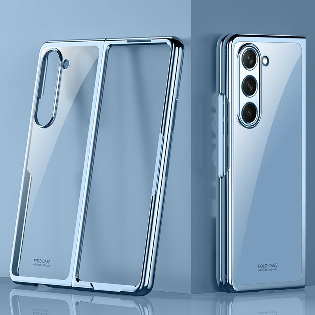 Galaxy Z Fold5 Transparent Glitter Case - Image 2