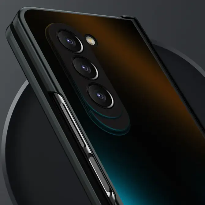 Galaxy Z Fold6 Electroplating Frosted Case - Image 8