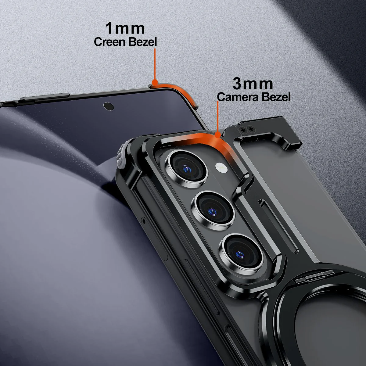 Galaxy Z Fold6 Pivot Guard Magnetic Ring Stand Case - Image 10