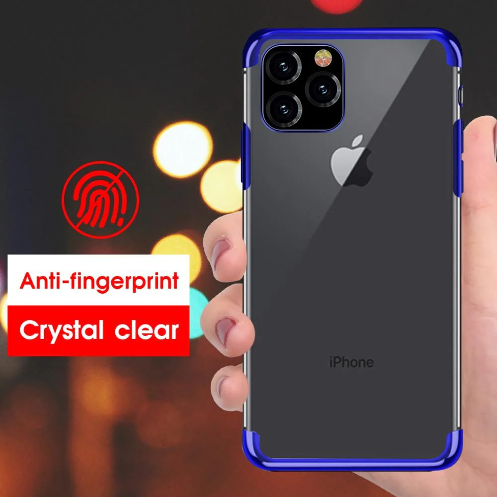 iPhone 11 Electroplating Silicone Transparent Glitter Case - Image 11