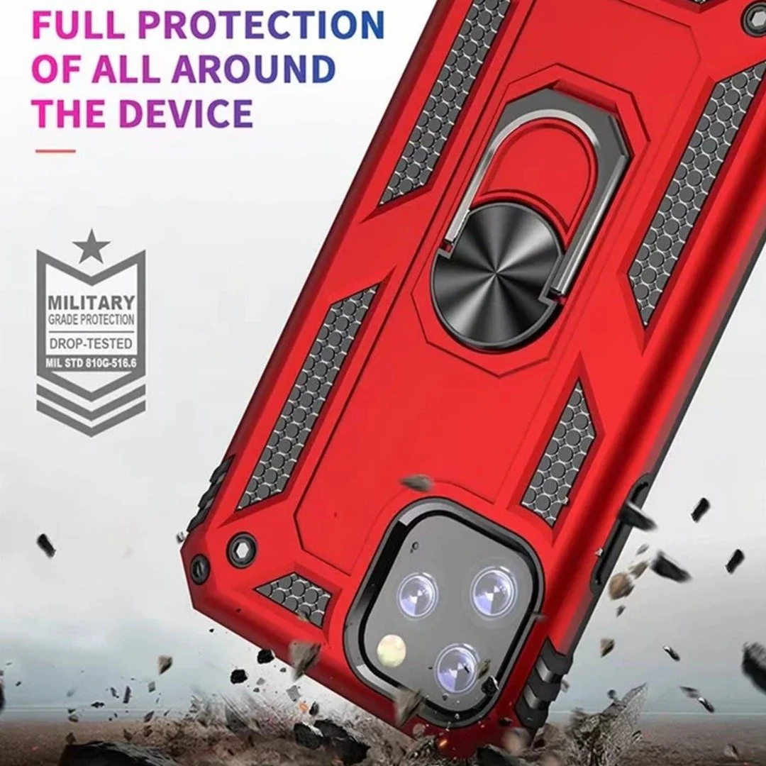 iPhone 11 Pro Hybrid Armor Ring Case - Image 6