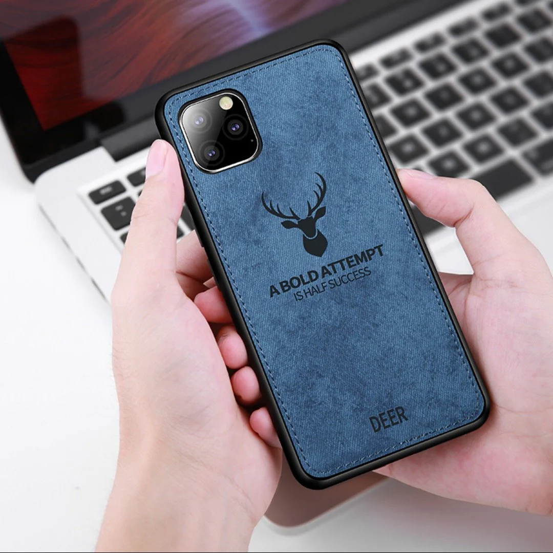 iPhone 11 Pro Max Deer Case with Tempered Glass and Camera Lens Protector (3 in 1 Combo) - Image 3