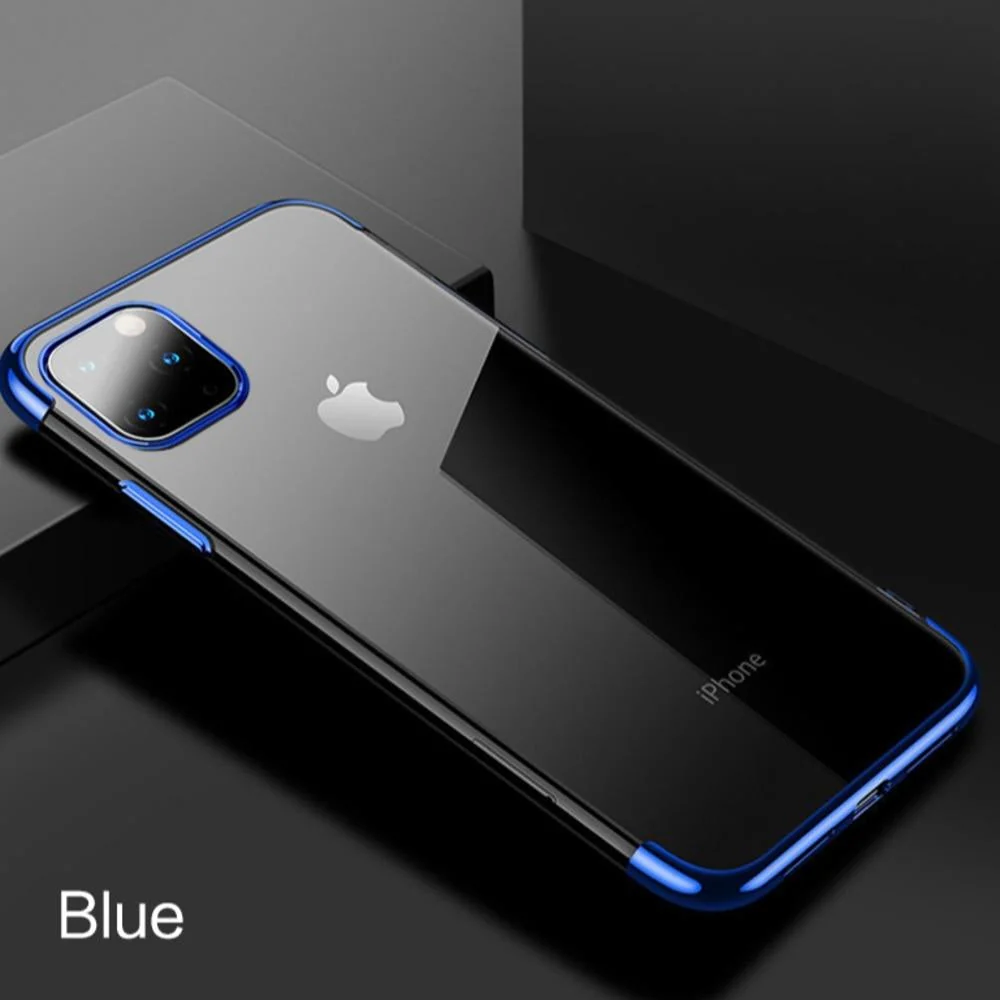 iPhone 11 Series Electroplating Silicone Transparent Glitter Case - Image 4