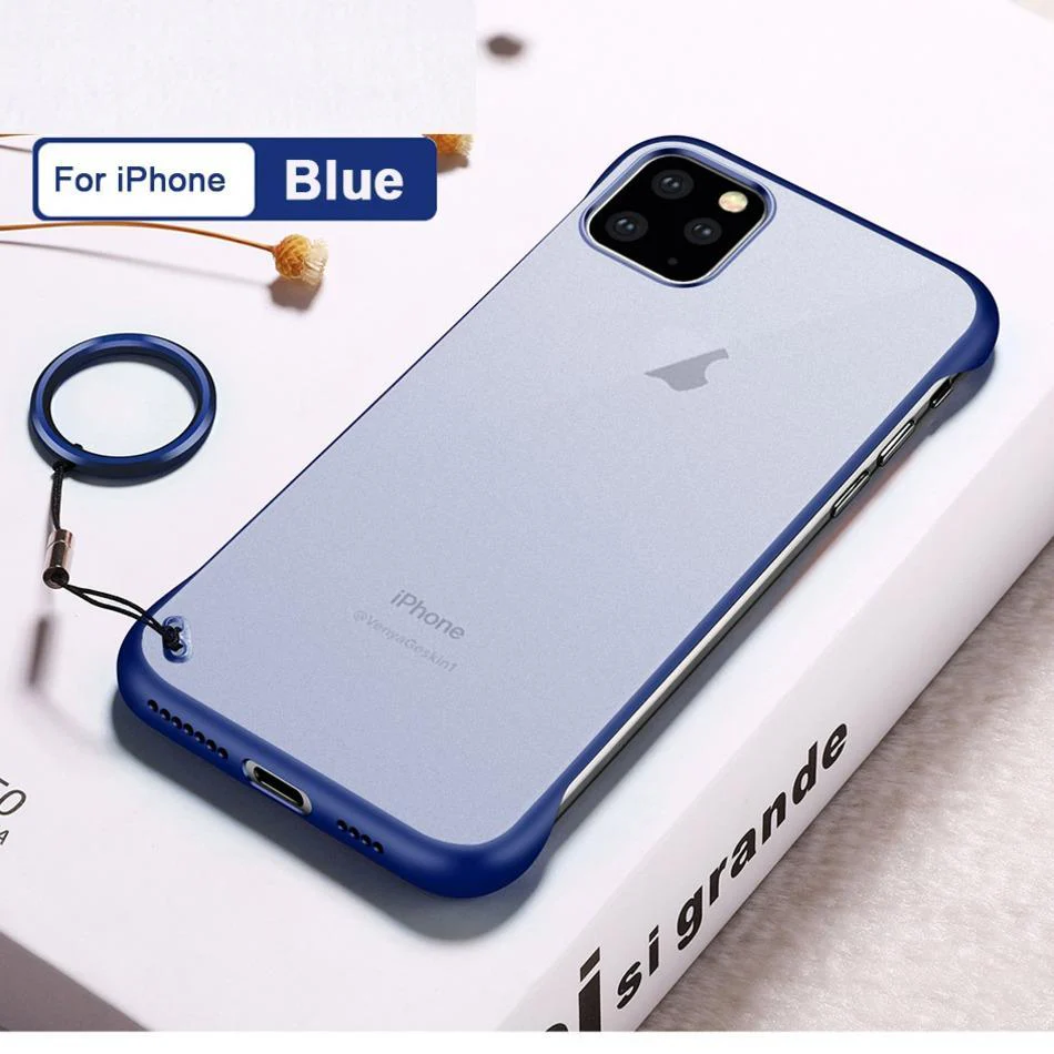 iPhone 11 Series Luxury Frameless Transparent Case - Image 3