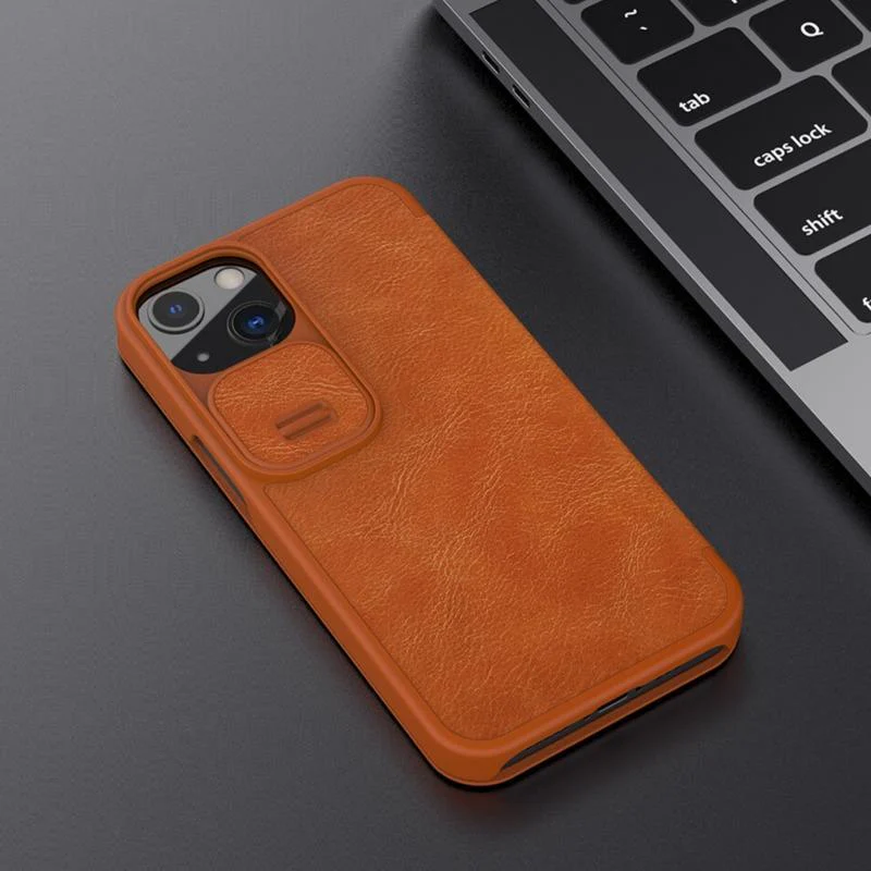 iPhone 13 Camera Protection Leather Flip Case - Image 6