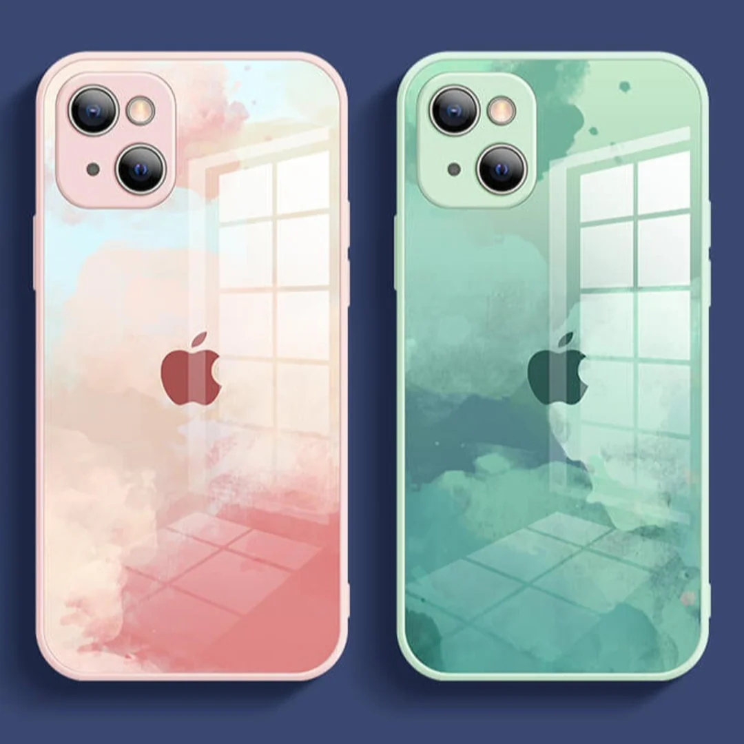 iPhone 13 Pro Colorful Wave Glass Phone Case - Image 2