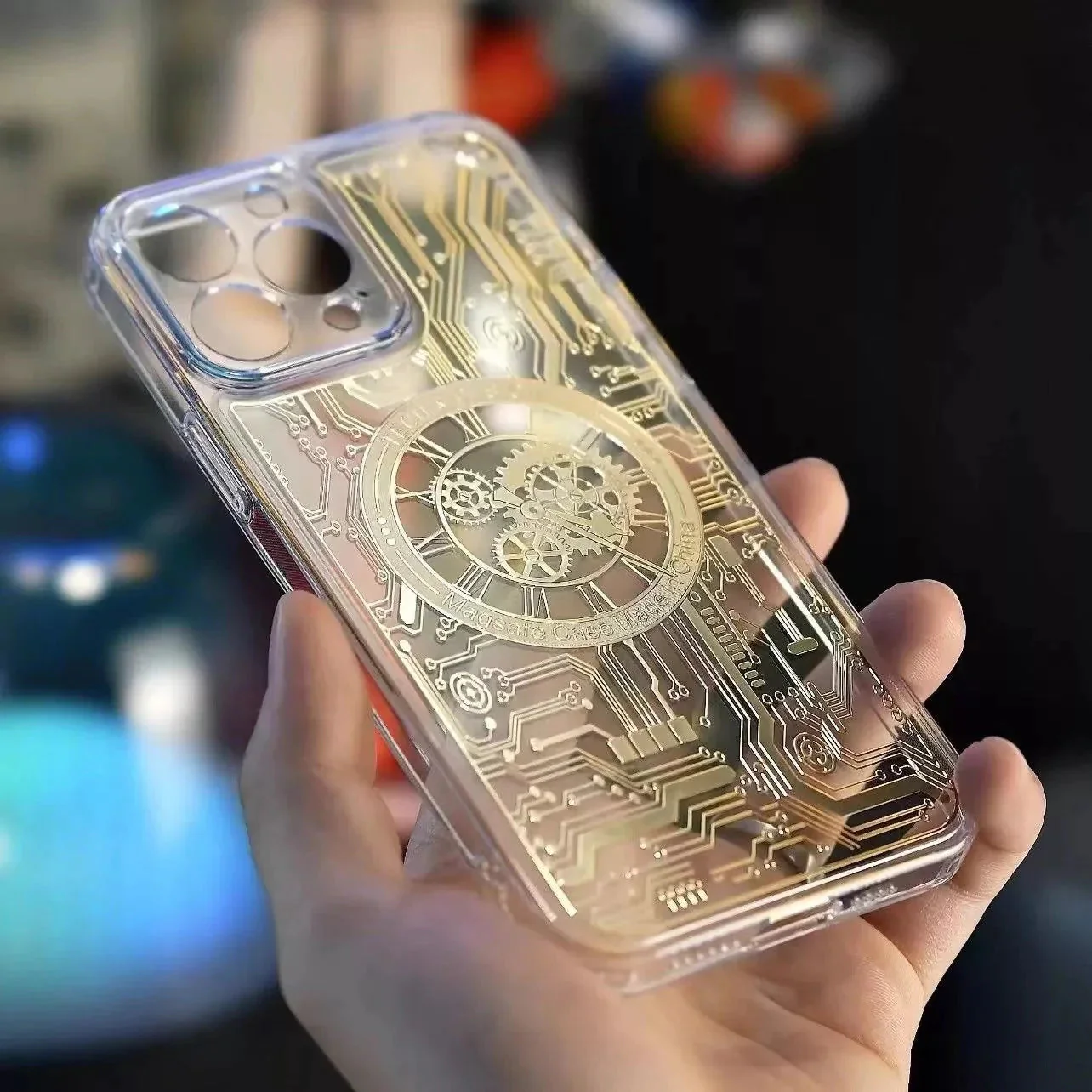 iPhone 13 Pro Max MagSafe Edition Mecha Transparent Case - Image 2