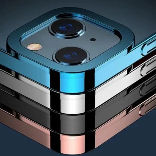 iPhone 13 Pro Max Transparent Glitter Edge Bumper Case - Image 7