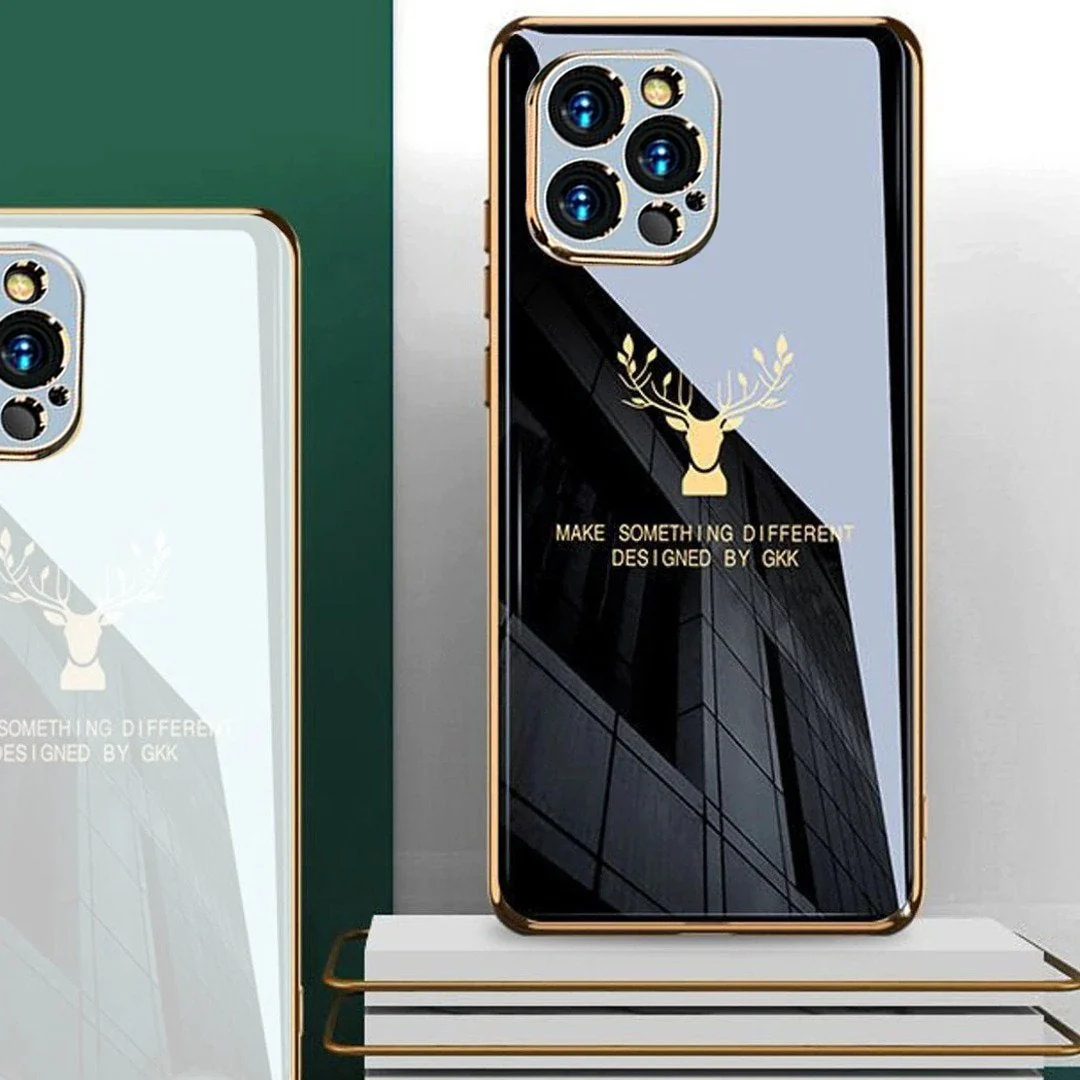 iPhone 13 Series Electroplating Deer Pattern Case - Image 2