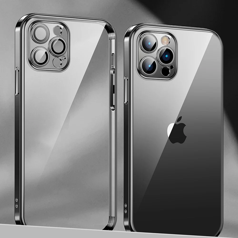 iPhone 13 Series Transparent Plating Camera Protection Case - Image 3