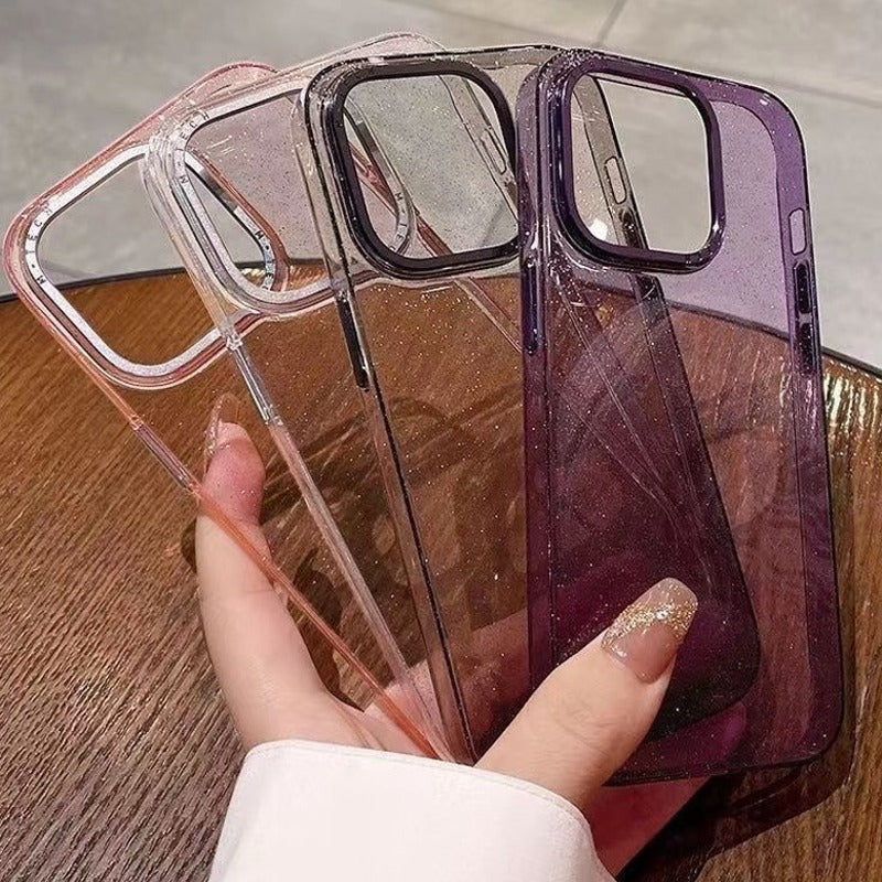 iPhone 14 Luxury Bling Transparent Case - Image 3