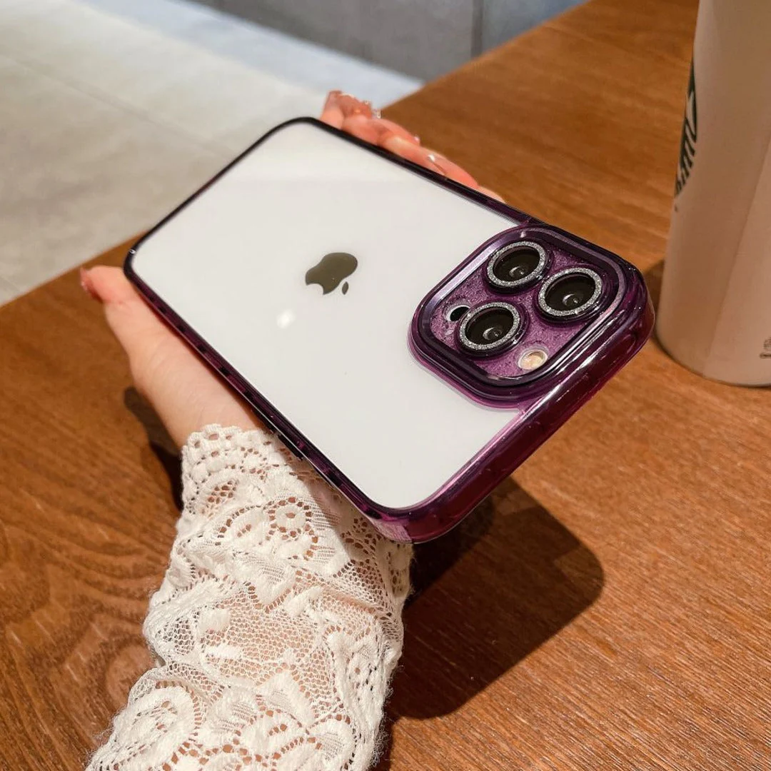 iPhone 14 Pro Crystal Diamond Transparent Case - Image 3
