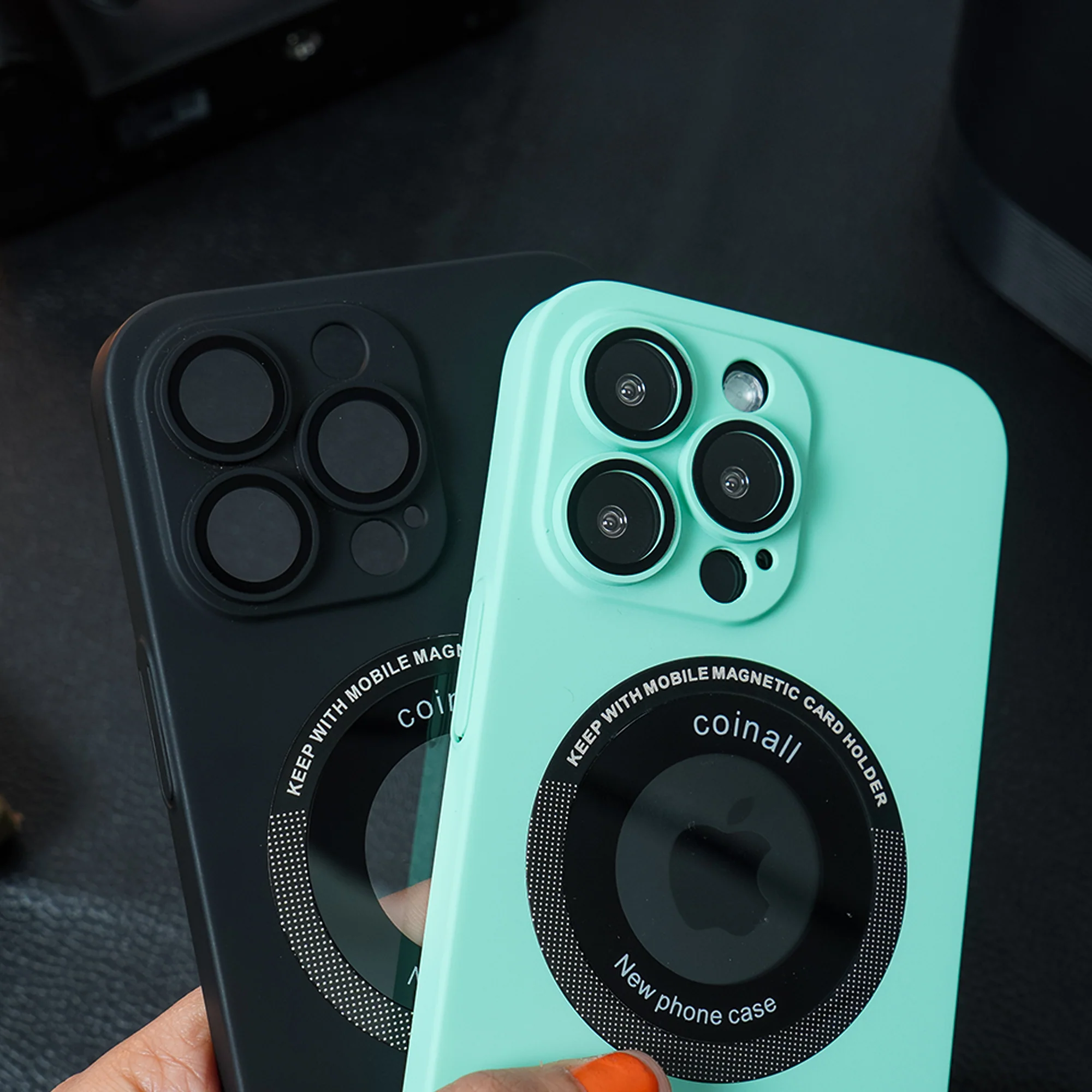 iPhone 13 Pro Max Frosted Magnetic Holder Case - Image 2