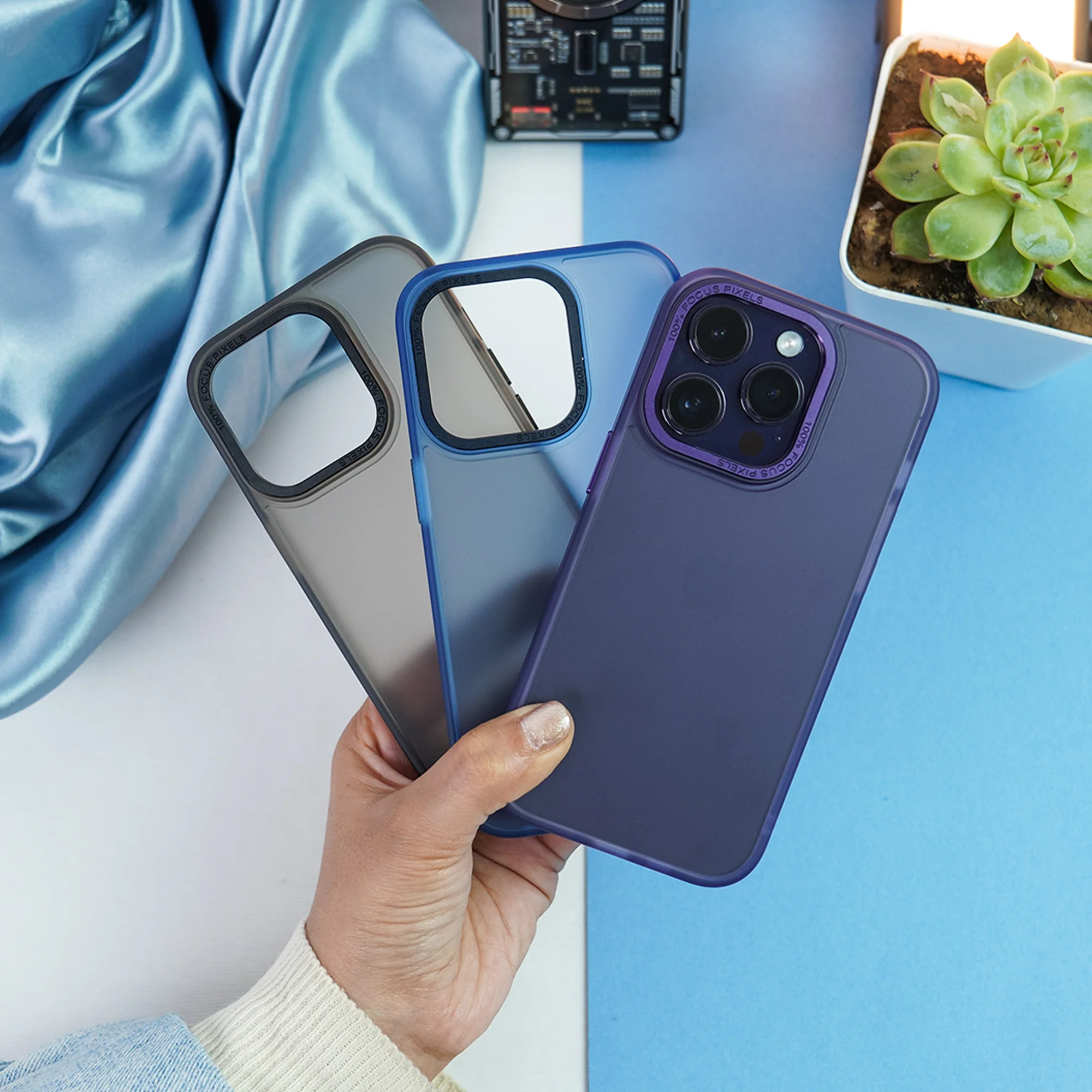 iPhone 14 Pro Frosted Shockproof Matte Case - Image 5