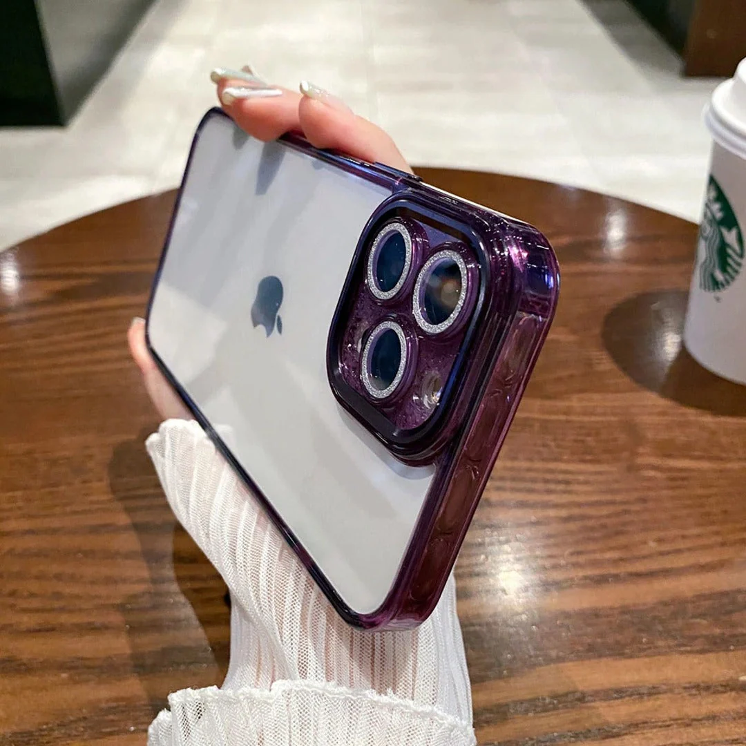 iPhone 14 Series Crystal Diamond Transparent Case - Image 5