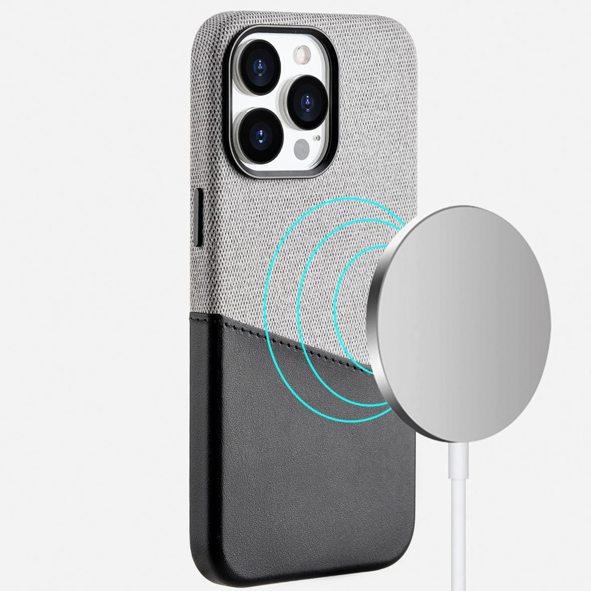 iPhone 16 Series Sleek Dual Tone Card Holder Case - Image 5