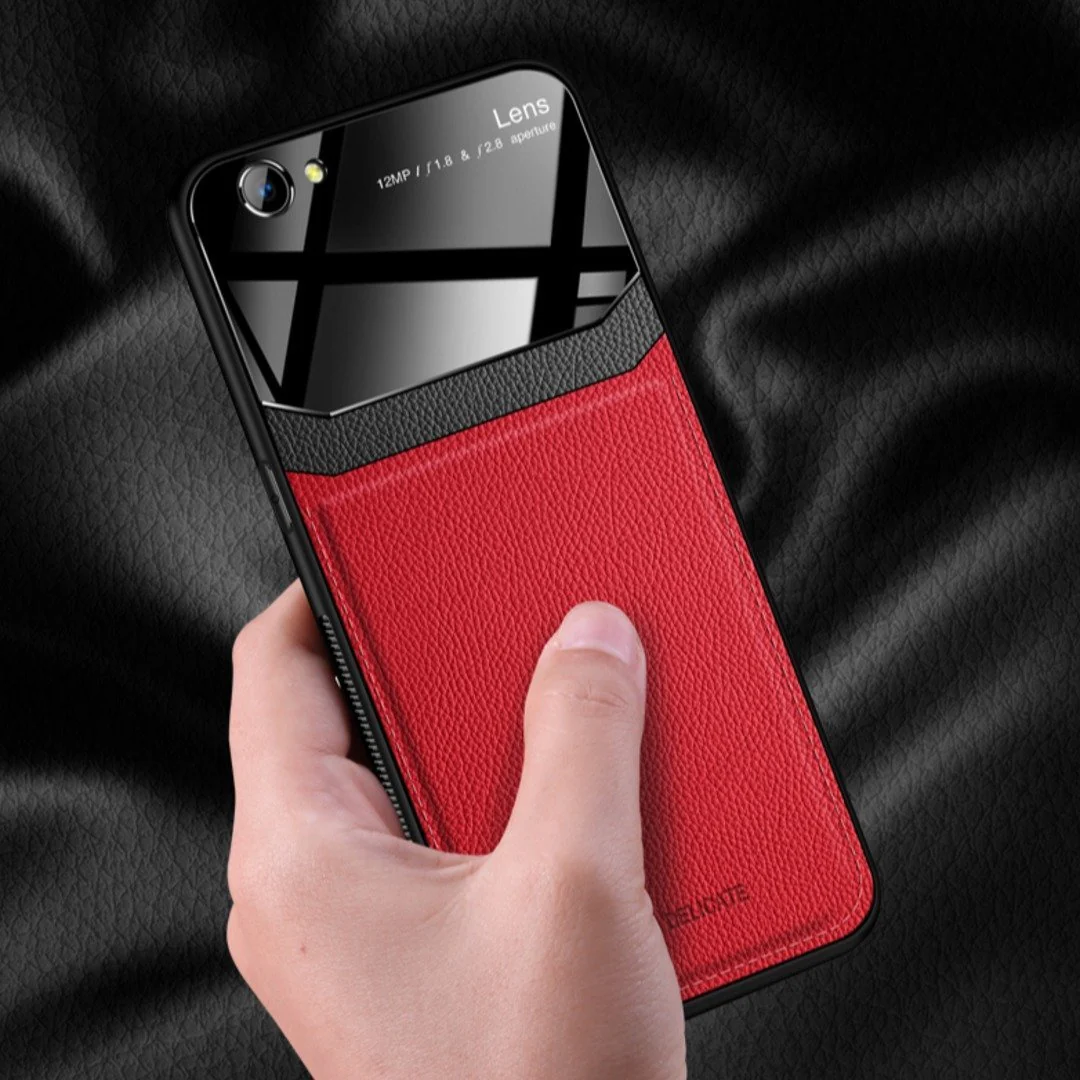 iPhone 8 Sleek Slim Leather Glass Case - Image 3