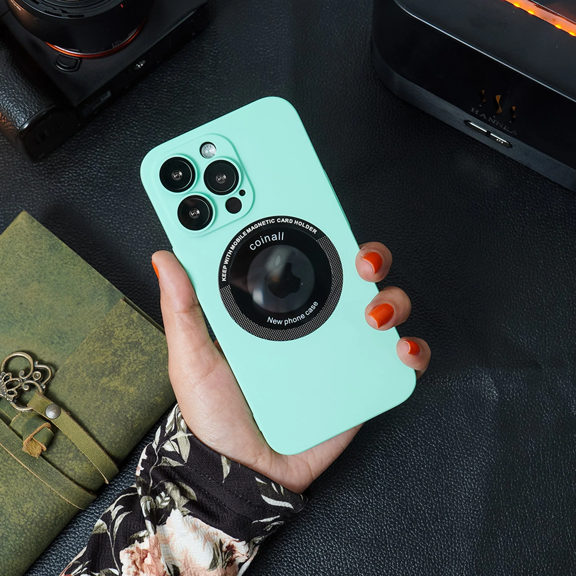 iPhone Frosted Magnetic Holder Case - Image 16